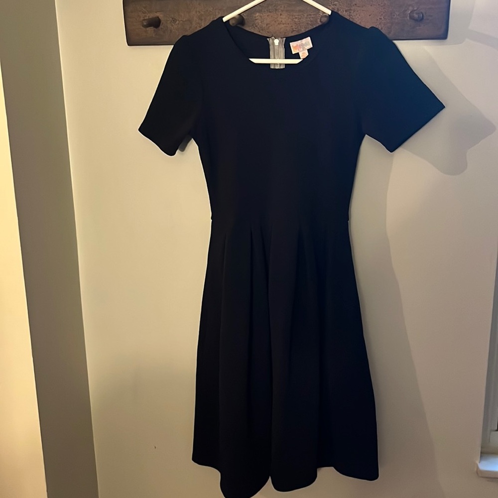 LuLaRoe Amelia Dress with back zip and pockets!!!